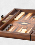 BACKGAMMON DE MADERA DE NOGAL