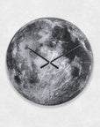 GLASS WALL CLOCK "MOON"