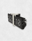 FLIP CLOCK PLATA Y NEGRO